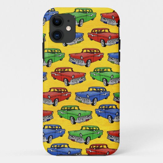 Retro Rides Case-Mate iPhone Case (Achterkant)