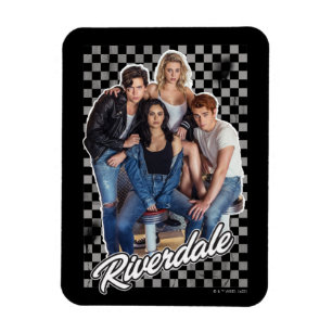 Retro Riverdale Group Grafisch Magneet