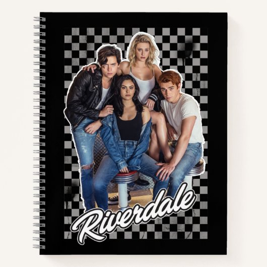 Retro Riverdale Group Grafisch Notitieboek (Voorkant)