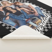 Retro Riverdale Group Grafisch Sherpa Deken (3/4)