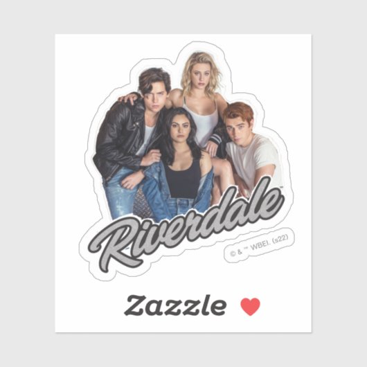 Retro Riverdale Group Grafisch Sticker (Vel)