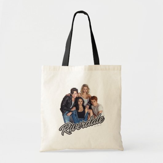 Retro Riverdale Group Grafisch Tote Bag (Voorkant)