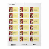 Retro Roaring 20s Vintage Kerstmis Etiket (Full Sheet)