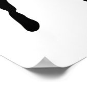  retro Roaring Twenties Couple Dance Shape Poster (Hoek)