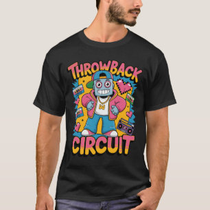 Retro Robot 90s Hip Hop Design – Leuke Cartoon Goo T-shirt