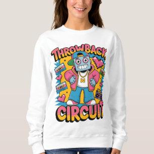 Retro Robot 90s Hip Hop Design – Leuke Cartoon Goo Trui