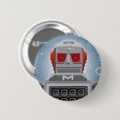 Retro Robot Button (Voorkant /achterkant)