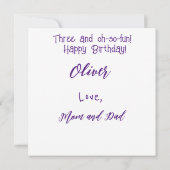  retro robot en kat in de ruimte (Achterkant)