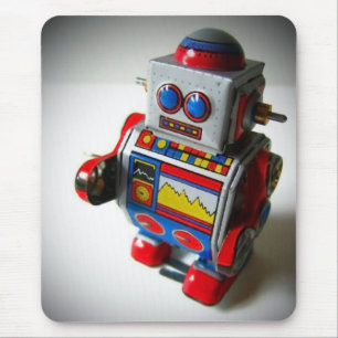 Retro Robot mousepad Muismat