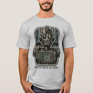 Retro Robot Resistance is een futiel T-shirt
