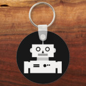 Retro Robot Shape Sleutelhanger (Voorkant)