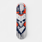 Retro Robot Skateboard - Time Traveller's Ride (Devant)