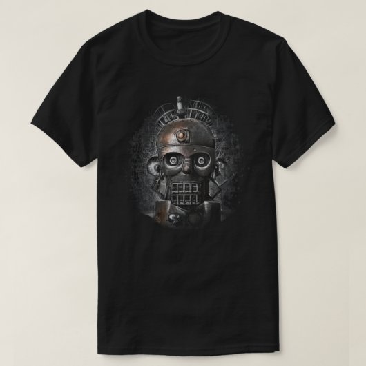 Retro Robot T-Shirt (Design voorkant)