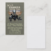 Retro Robot Visitekaartje (Voorkant / Achterkant)