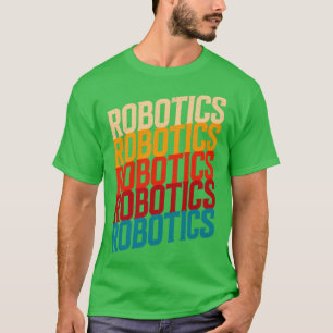 Retro Robotica voor robotica Engineering Humanoid T-shirt