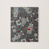 Retro Robots Legpuzzel (Verticaal)