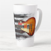 RETRO ROCK Electric Guitar American Flag L Latte Mok (Rechterhoek)