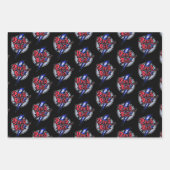 Retro Rock- en Roll-Collectie Inpakpapier Vel (Voorkant)