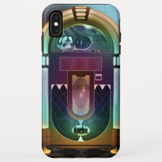 Retro Rock en Roll Jukebox Case-Mate iPhone Case (Achterkant)