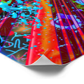 RETRO ROCK GUITES ET SKULS POSTER (Coin)