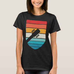 Retro Rock & Roll Music en Guitar T-shirt