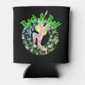 Retro Rock & Roll Silhouette Cooler – Vetgedrukte  (Voorkant)