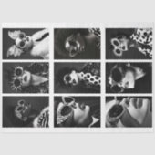 Retro Rock Star Glam Collage Decoupage Tissuepapier (Voorkant)