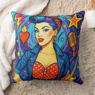 Retro Rockabilly Kussenhoes Kussen