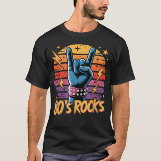 Retro Rockbands uit de Jaren 80 Tachtiger Jaren 80 T-shirt