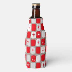 Retro Rode Starbursts Bottelaar Koeler