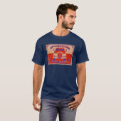 Retro  Rode Truck Matchbox T-shirt (Voorkant volledig)