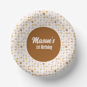 Retro Rodeo Cowgirl Cowboy Boho Birthday Papieren Kommen