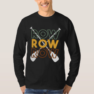 Retro Roeien Bootvaren Roeiboot Roeier Expert Graf T-shirt