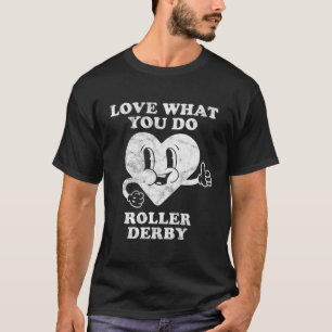 Retro Roller Derby Lover T-shirt