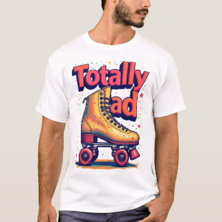 Retro Roller Schaats Grafisch T-shirt