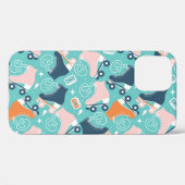 Retro Roller Schaatsen: Cassette Case-Mate iPhone Case (Achterkant (horizontaal))