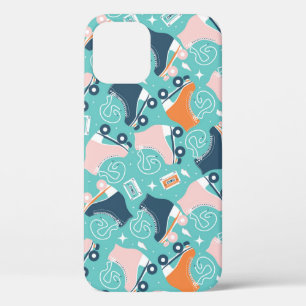 Retro Roller Schaatsen:  Cassette iPhone 12 Hoesje