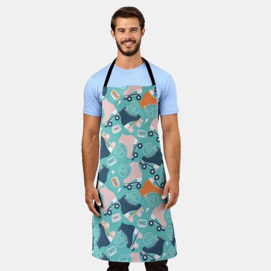 Retro Roller Schaatsen: Cassette Schort (Gedragen)