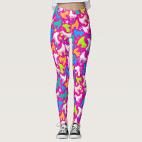 Retro Roller Schaatsen Neon Brights on Pink