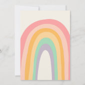 Retro Roller Skate Feestelijke Verjaardagsfeest I Kaart (Achterkant)