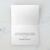 Retro Roller Skating Birthday Party Bedankkaart (Binnen)