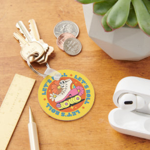 Retro Roller SSkatsen Sleutelhanger