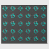 Retro Rollerblades Skater Sport Inline Skating Cadeaupapier (Vlak)