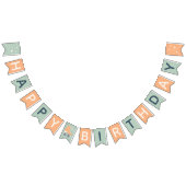 Retro Rolschaatsen Sage Groen Verjaardagsfeest Vlaggetjes (Alle)