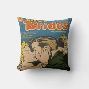 Retro Romance Comic Book Decorative Sierkussennen Kussen