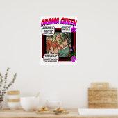 Retro Romance - Drama Queen - Poster (Cuisine)