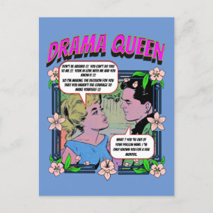 Retro Romance - Drame Queen - Carte postale