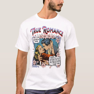 Retro-Romance - Echte Romance - Mannen T-Shirt