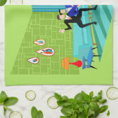 Retro Romantic Gay Couple Kitchen Towels Theedoek (Gevouwen)