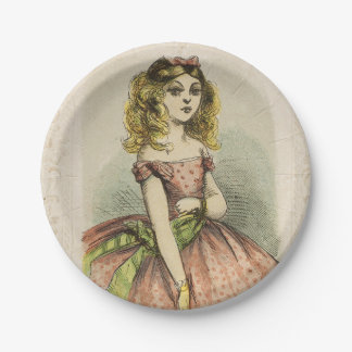 Retro Romantic Valentine's Day Card, 19th century Papieren Bordje